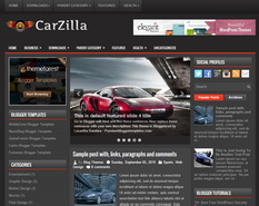 CarZilla Blogger Template