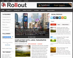 Rollout Blogger Template