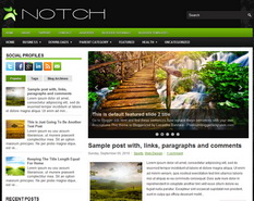 Notch Blogger Template