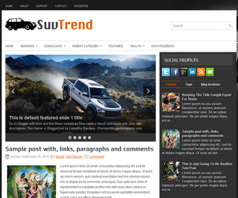 SuvTrend Blogger Template