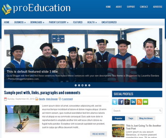 proEducation Blogger Template