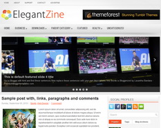 ElegantZine Blogger Template