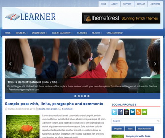 Learner Blogger Template