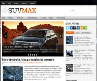 SuvMax Blogger Template