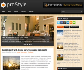 proStyle Blogger Template