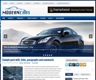 ModernCars Blogger Template