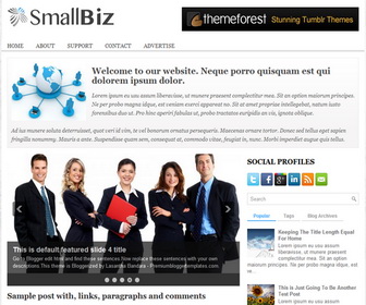 SmallBiz Blogger Template