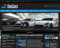 TheCars Blogger Template