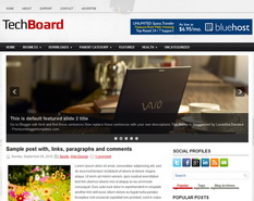 TechBoard Blogger Template