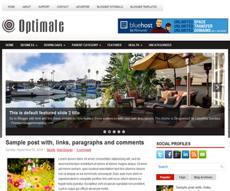 Optimale Blogger Template