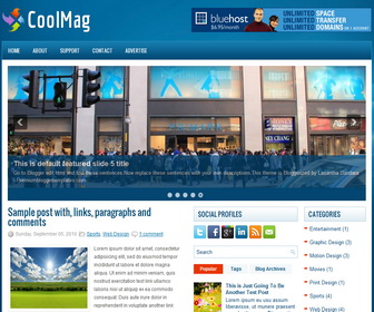 CoolMag Blogger Template