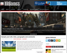HitGames Blogger Template