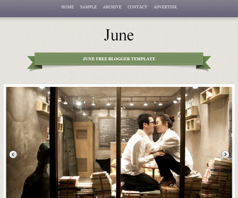 June Blogger Template