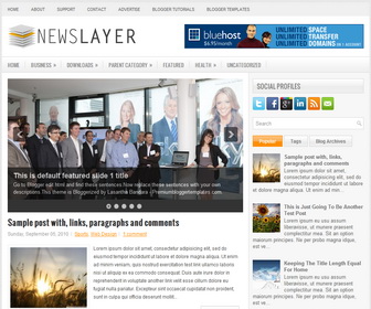 NewsLayer Blogger Template