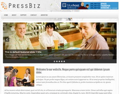 PressBiz Blogger Template