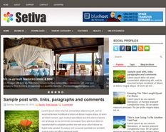 Setiva Blogger Template