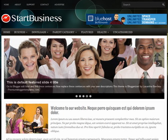 StartBusiness Blogger Template