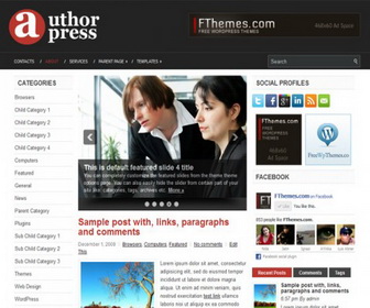 AuthorPress WordPress Template