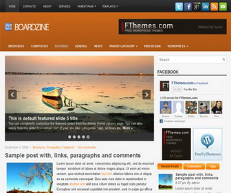 BoardZine WordPress Template