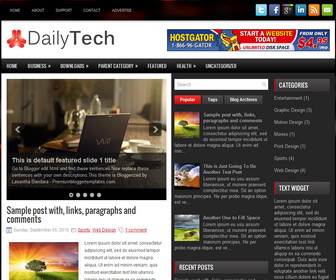 DailyTech Blogger Template