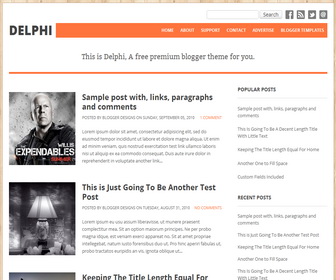 Delphi Blogger Template