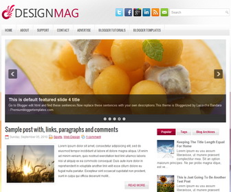 DesignMag Blogger Template