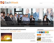 EachWeek Blogger Template