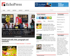 EchoPress Blogger Template