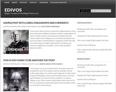 Edivos Blogger Template