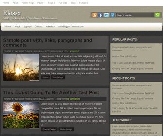 Elessa Blogger Template