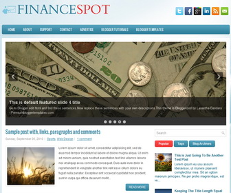 FinanceSpot Blogger Template