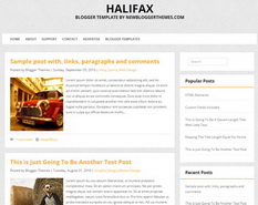 Halifax Blogger Template