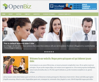 OpenBiz Blogger Template