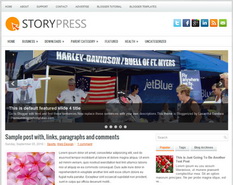 StoryPress Blogger Template