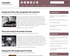 Yasmin Blogger Template