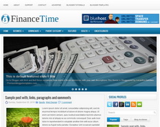 FinanceTime Blogger Template