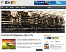 HostPro Blogger Template