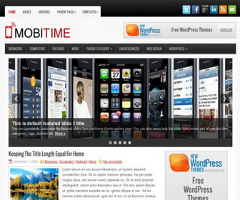 MobiTime WordPress Template