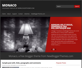 Monaco Blogger Template