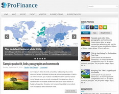 ProFinance Blogger Template