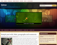 Selene Blogger Template