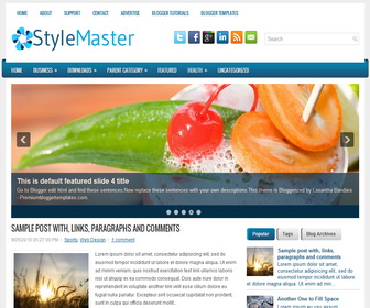 StyleMaster Blogger Template