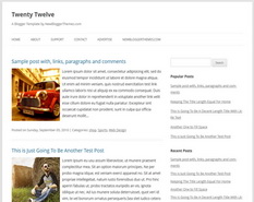 Twenty Twelve Blogger Template