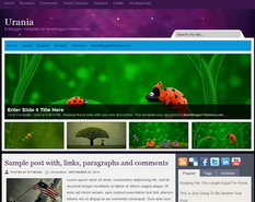 Urania Blogger Template