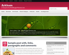 Arkham Blogger Template