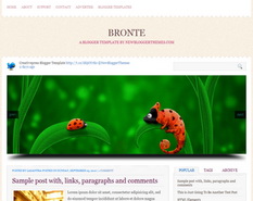 Bronte Blogger Template