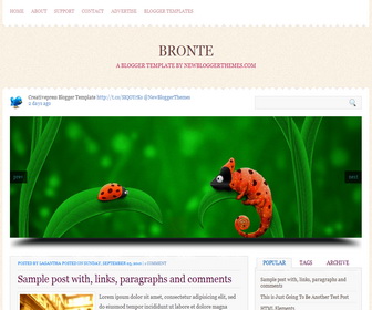 Bronte Blogger Template