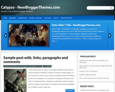 Calypso Blogger Template