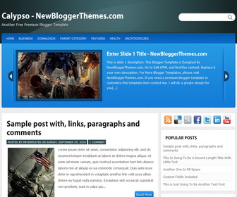 Calypso Blogger Template