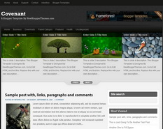 Covenant Blogger Template